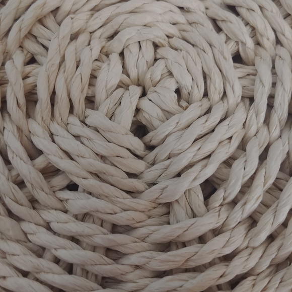 Round Raffia Crossbody Bag - Picture 2 of 3